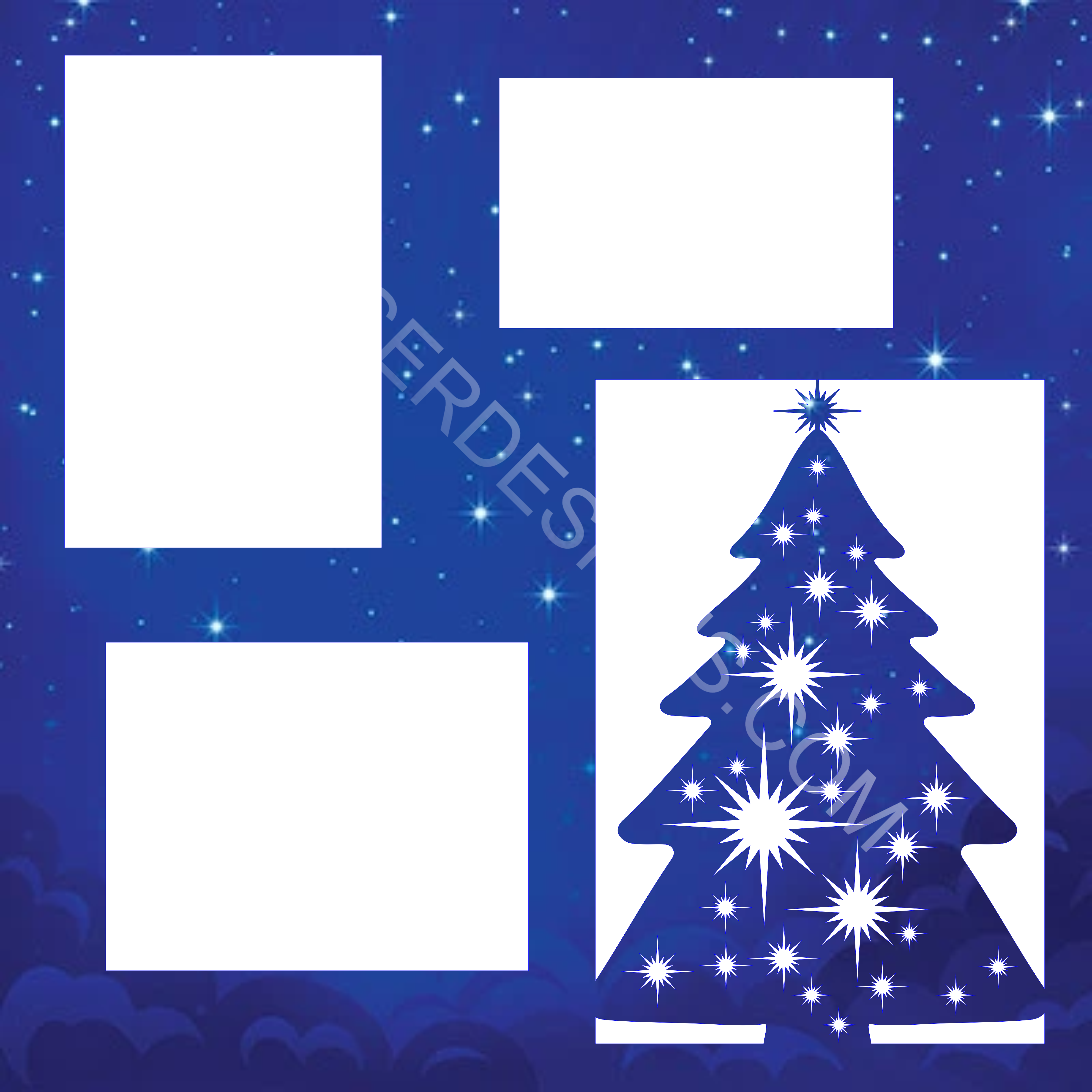 Starry Christmas Tree Ez Laser Designs